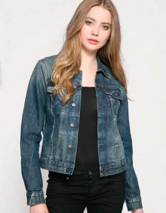 модна жіноча джинсова куртка 2013