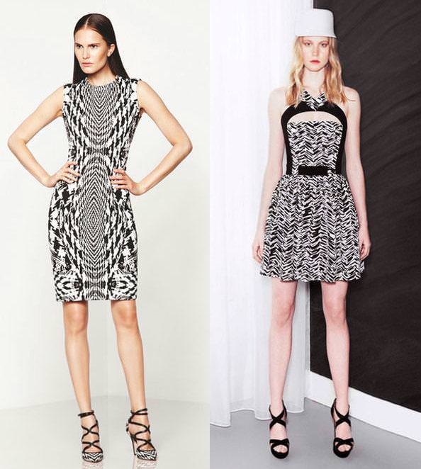 Модні принти весна-літо 2014: Чорно-білий бум