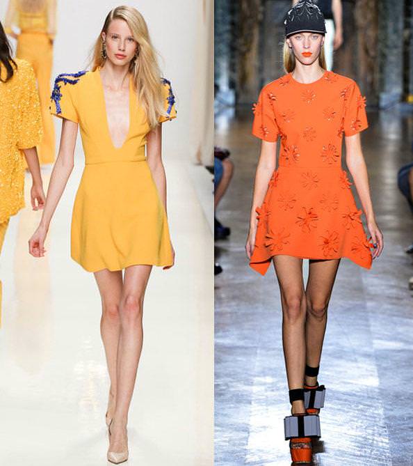 Модні кольори платтів весна-літо 2014