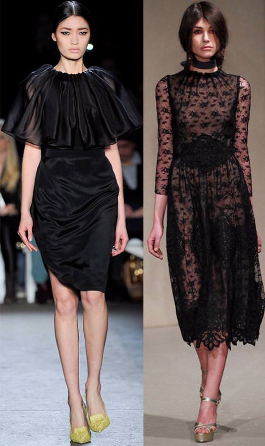 Модні чорні плаття 2014-2015