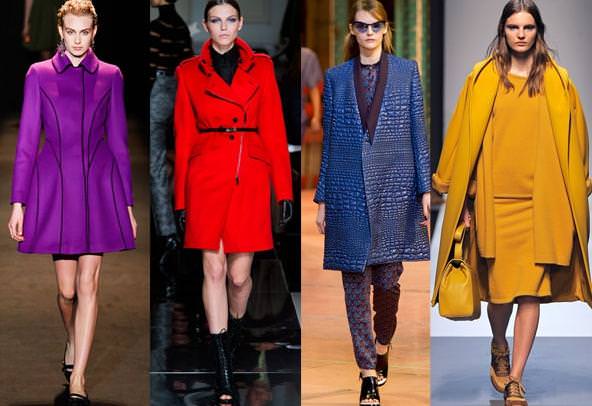 Модні кольори пальта осінь-зима 2013-2014