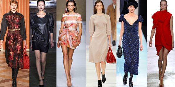 Повсякденні модні плаття осінь-зима 2013-2014