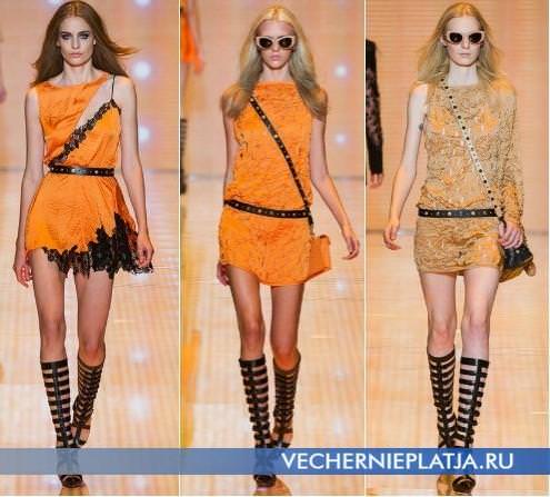 Короткі плаття-туніки літо 2013 від Versace