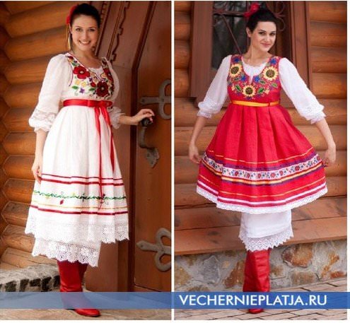 Плаття в українському стилі
