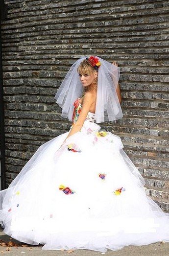Весільне плаття в українському стилі фото