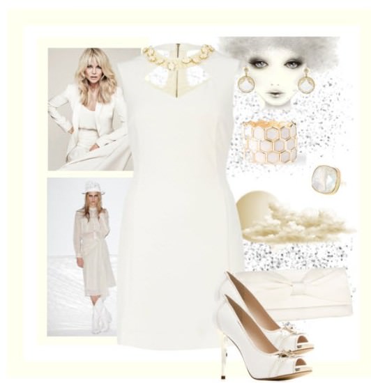 Коротке біле плаття
