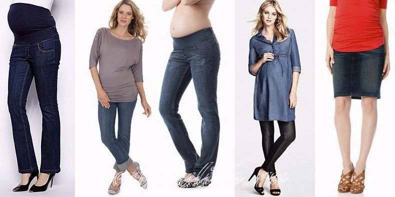 Модні джинси для вагітних 2014