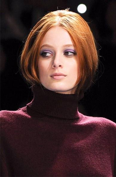 Модні зачіски в стилі ретро осінь-зима 2014-2015 Nina Ricci