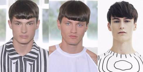 Стильні варіанти чоловічої класичної зачіски 2014 з чубком