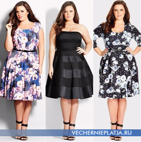Красиві літні плаття для повних жінок в стилі new look 2015