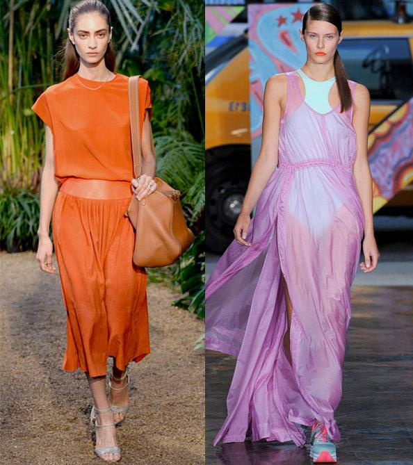 Модні кольори платтів весна-літо 2014
