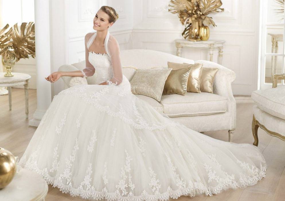 Весільні плаття Pronovias 2014: Spring Glamour Collection
