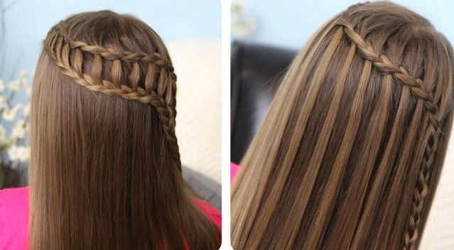 Feather Waterfall & Ladder Braid Combo 1