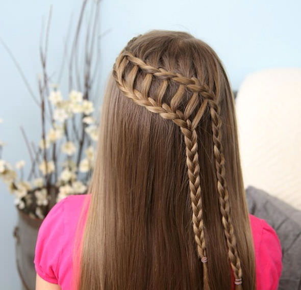Feather Waterfall & Ladder Braid Combo 5