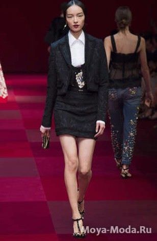 Модні спідниці весна-літо 2015 Dolce and Gabbana