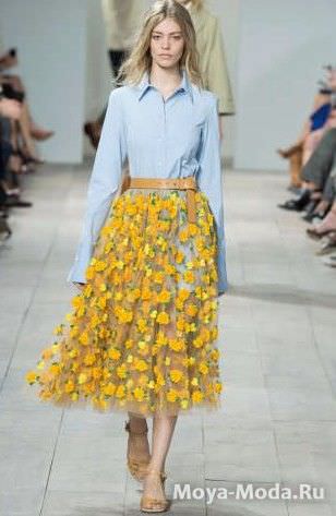 Модні спідниці весна-літо 2015 Michael Kors