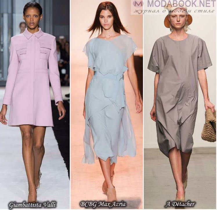 Пастельні відтінки плаття до весни 2015 років