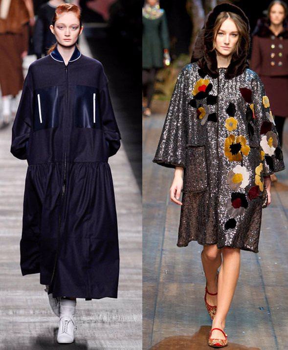 Модні плащі осінь-зима 2014/2015 від Dolce & Gabbana і Fendi