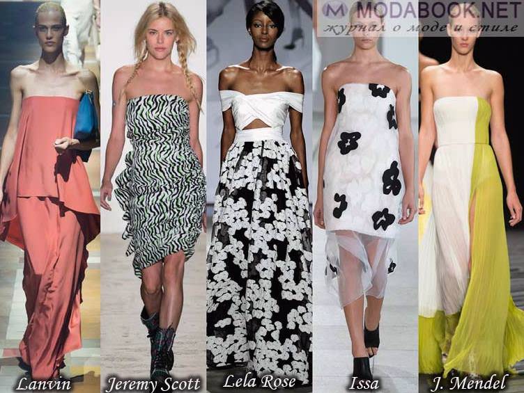 Модні сарафани літо 2015 з декольте