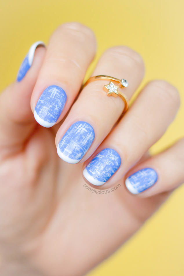 Blue-tweed-chanel-nails