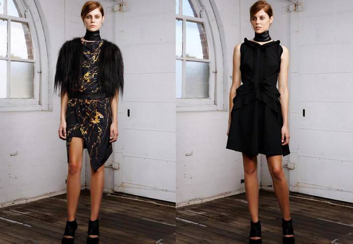 модні короткі плаття осінь-зима 2013-2014